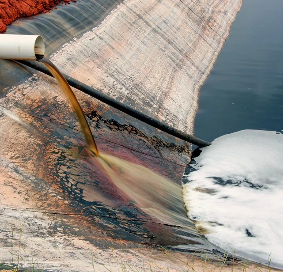 Landfill Leachate Holding Pond